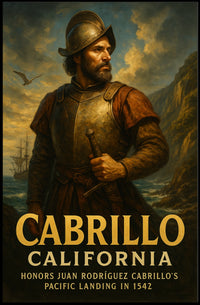 CabrilloS Pacific Landing Poster