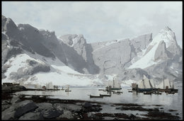 Arctic Sailing Scene Poster