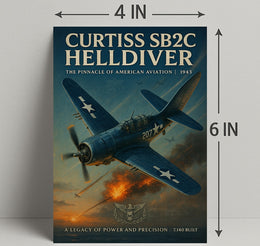 Curtiss SB2C Helldiver: WWII Poster Classic