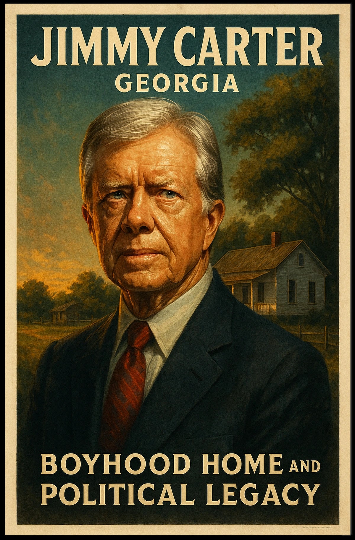 Jimmy Carter Georgia Legacy Poster