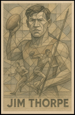 Jim Thorpe Athletic Legend Poster