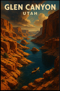 Glen Canyon, Utah Poster