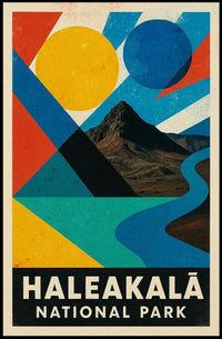 Haleakalā National Park Adventure Travel Poster