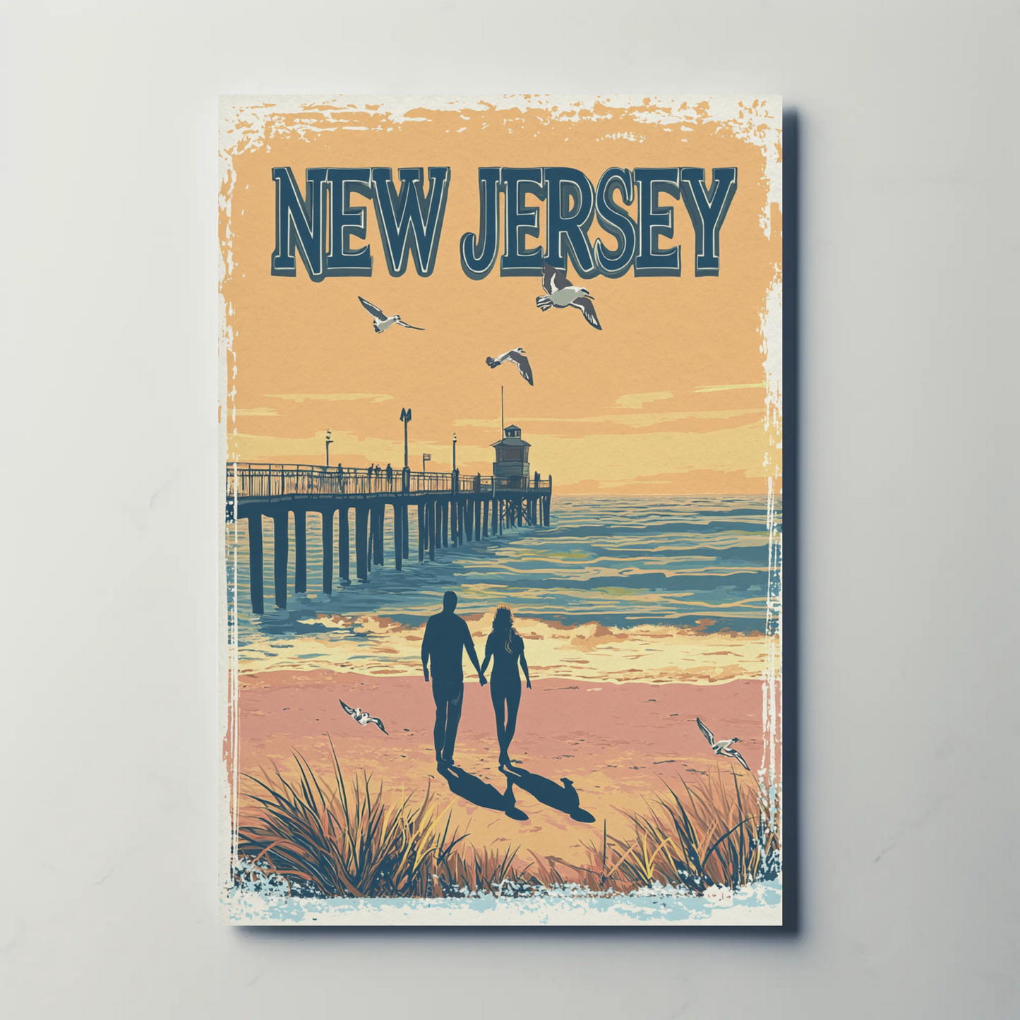 New Jersey Vintage Poster