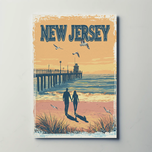 New Jersey Vintage Poster
