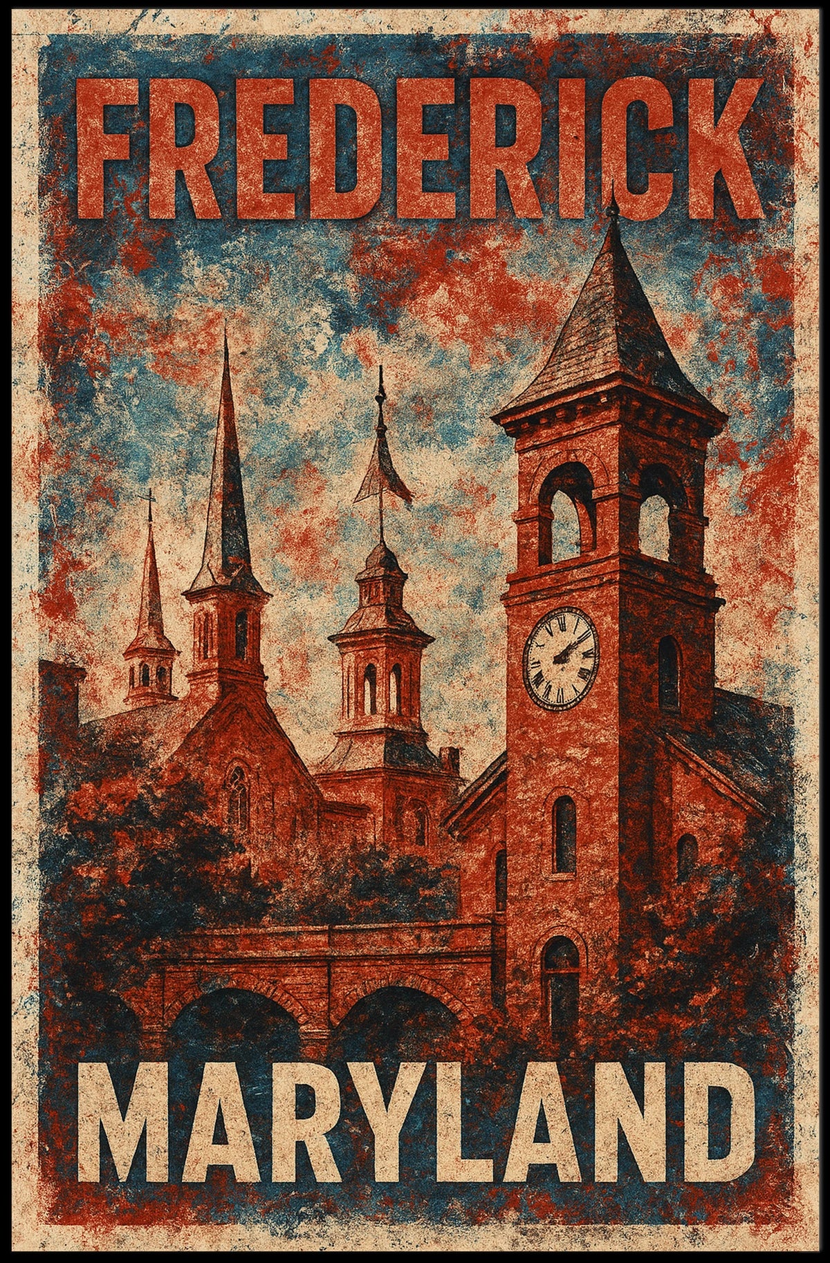 Frederick, Maryland Poster