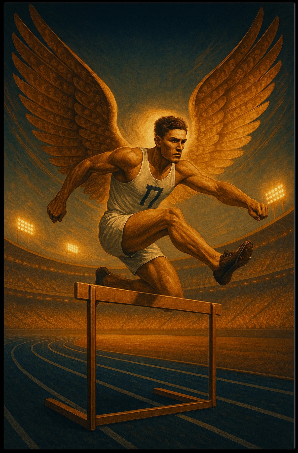 Wings of Victory Jim Thorpe Poster