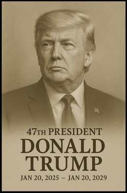 Donald Trump 47th President Poster