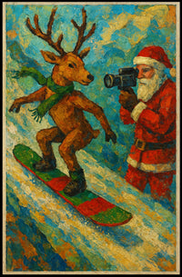 SantaS Winter Adventure Poster