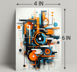 Geometric Abstraction Abstract Poster PosterGoat