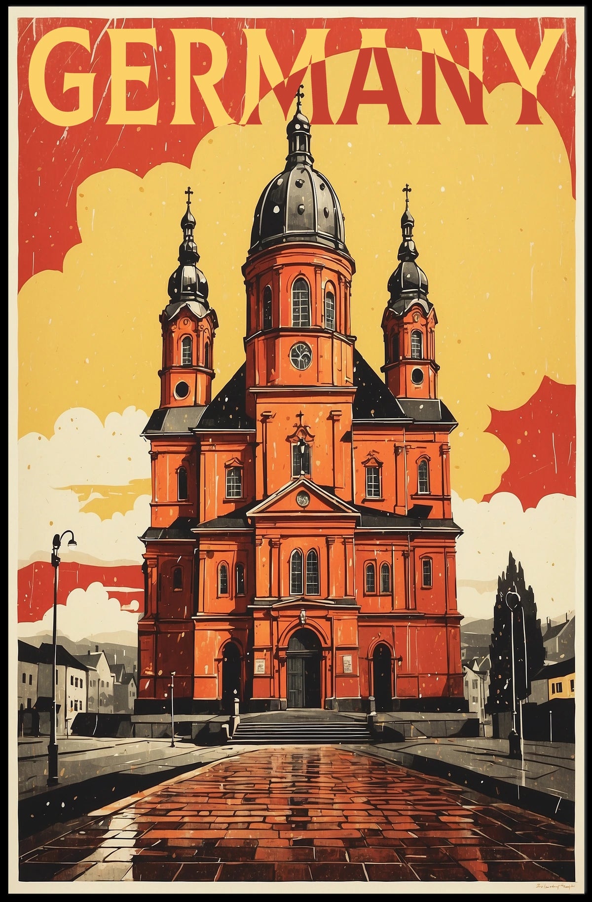 Germany Architectural Poster