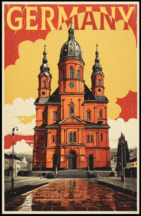 Germany Architectural Poster