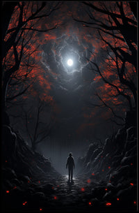 Moonlit Pathway Poster