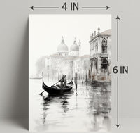 Gondola In Venice A Serene Journey Poster
