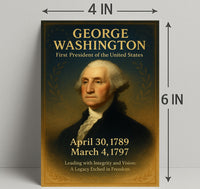 George Washington First President Poster PosterGoat