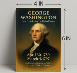 George Washington First President Poster PosterGoat