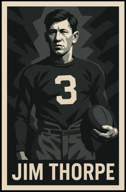 Jim Thorpe Athletic Legend Poster