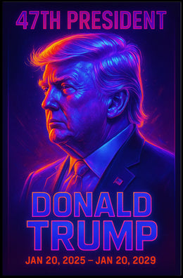 Donald Trump 47th President Poster