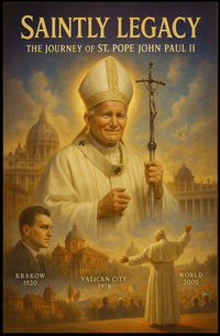 Saintly Legacy The Journey of St. Pope John Paul II Poster