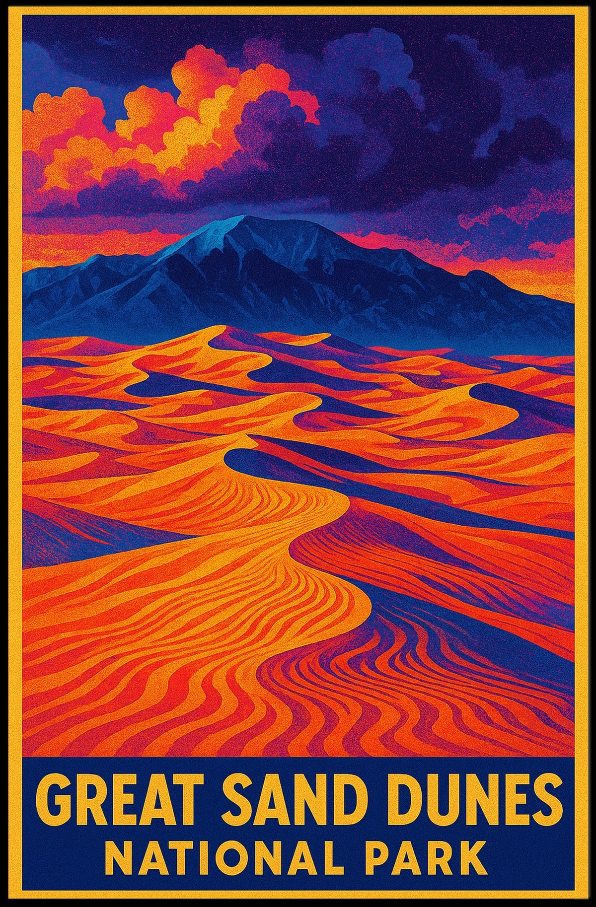 Great Sand Dunes National Park Poster
