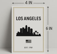 Los Angeles Skyline Poster PosterGoat