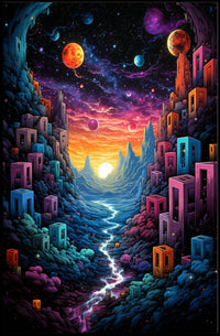 Cosmic Dreamscape Poster PosterGoat