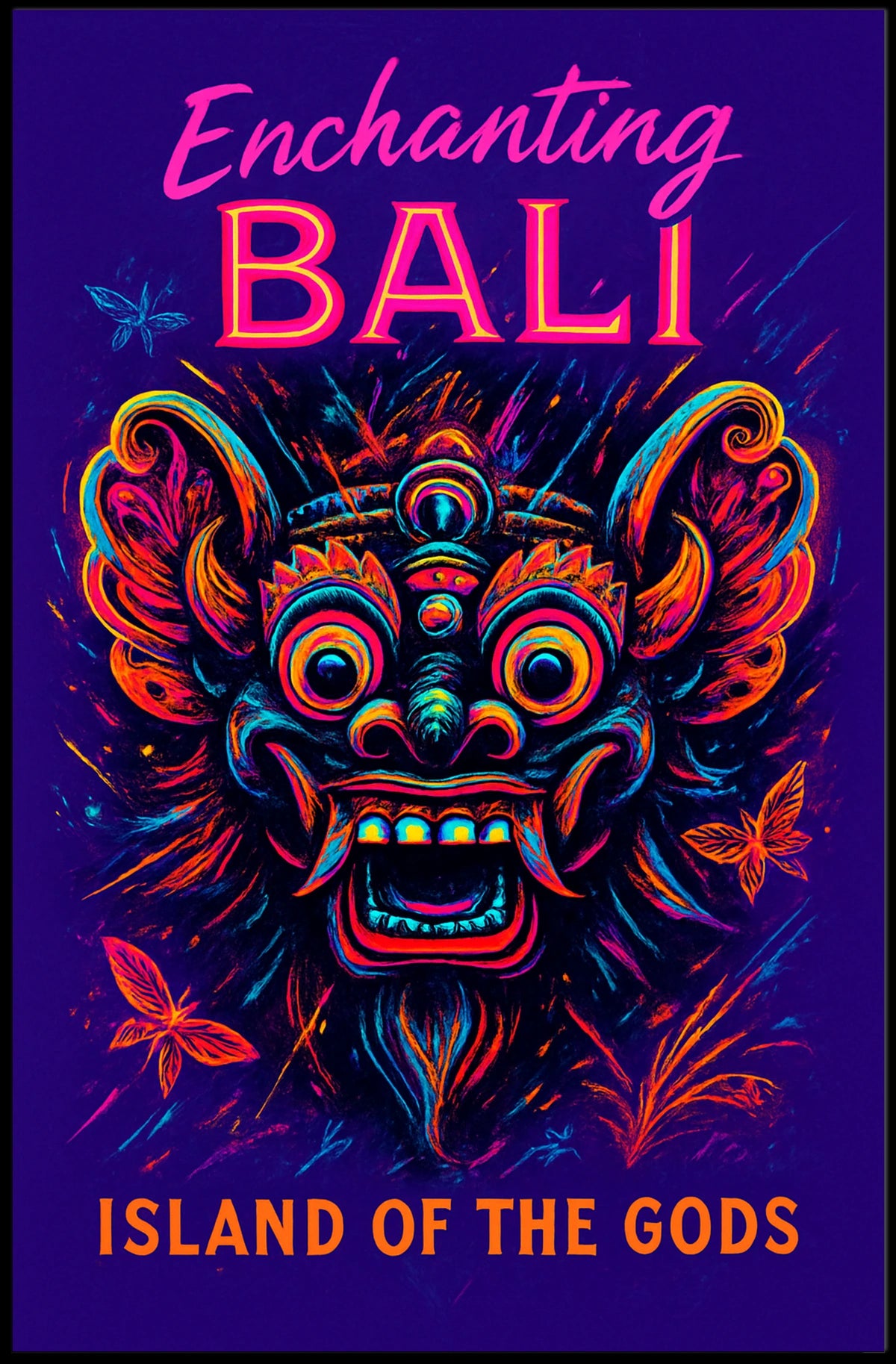 Enchanting Bali Island of the Gods Poster