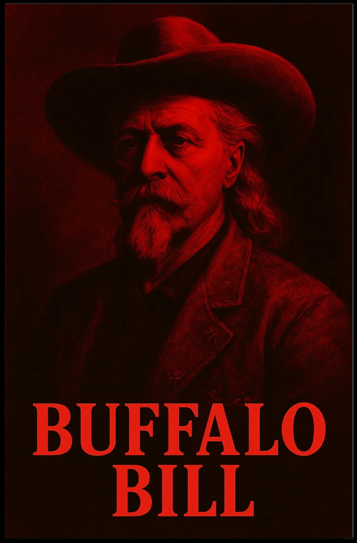 Buffalo Bill American Old West Heritage Poster