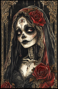 La Catrina Día de los Muertos Cultural Heritage Poster