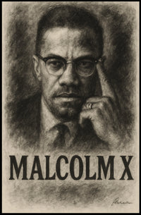 Malcolm X Portrait Poster