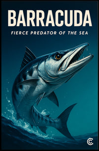 Barracuda Fierce Predator Of The Sea Poster