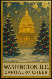 Washington, D.C. Capital Of Cheer Poster