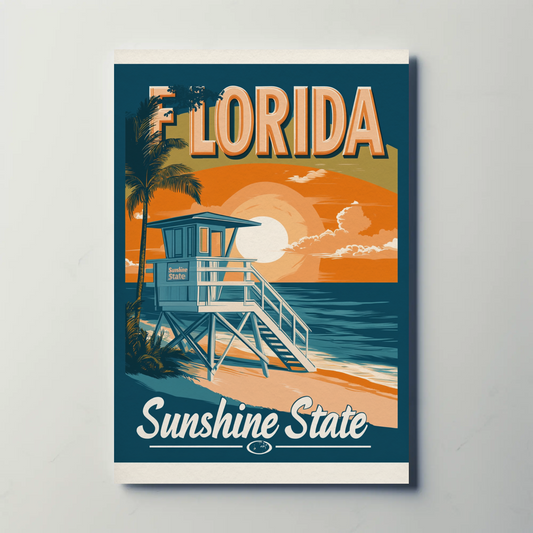 Florida Vintage Poster
