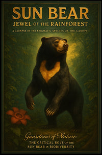 Sun Bear Jewel of the Rainforest Poster