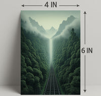 Journey Through The Misty Mountains Poster