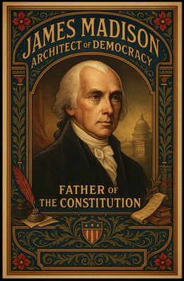James Madison Architect of Democracy Poster