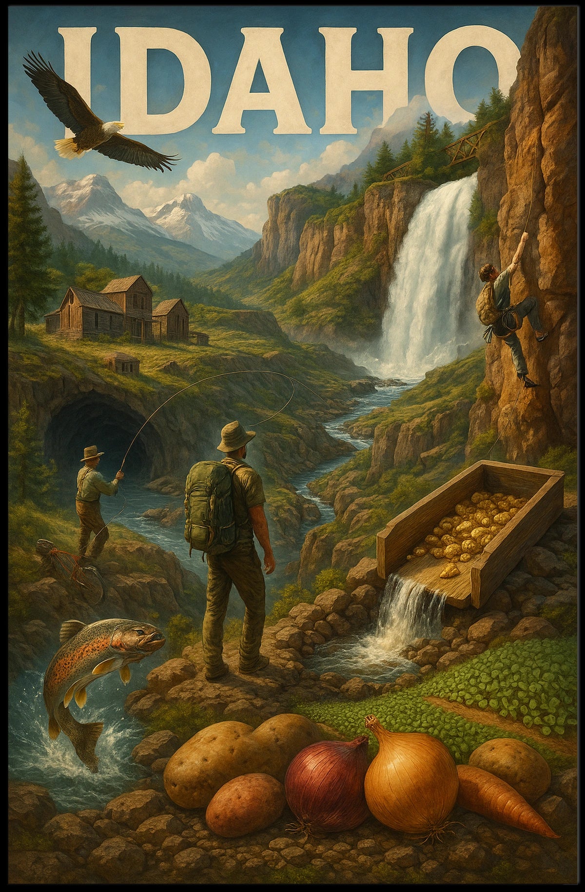 Discover Idaho Poster
