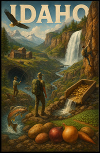 Discover Idaho Poster
