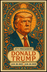 Donald Trump Regal Guardian of Tradition Poster
