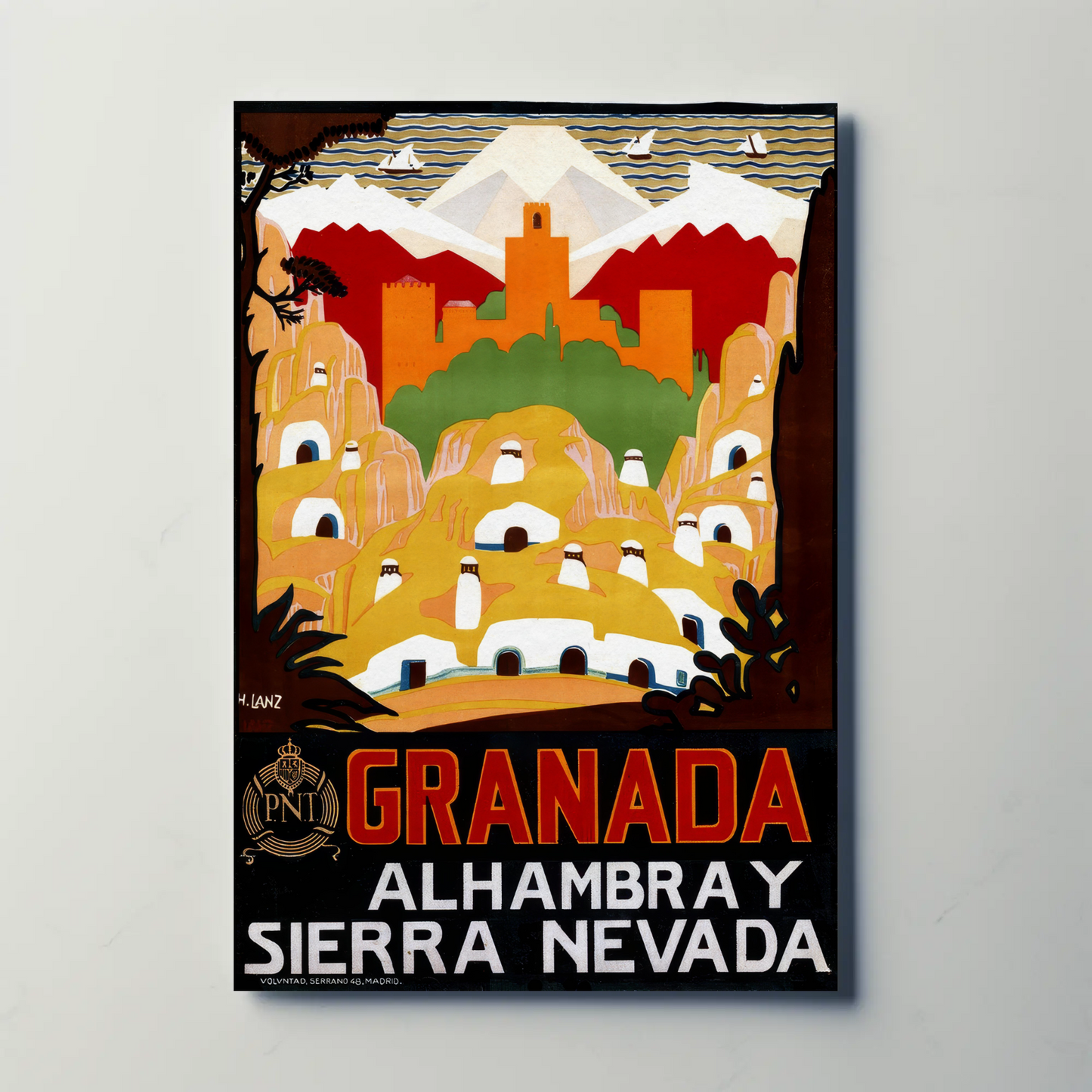 Granada Travel Poster