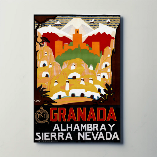 Granada Travel Poster