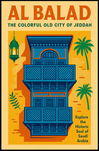 Al Balad The Colorful Old City Of Poster