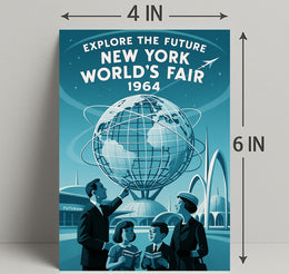 Explore the Future - New York World's Fair 1964 Poster PosterGoat