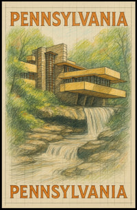 Pennsylvania Architectural Marvel Poster