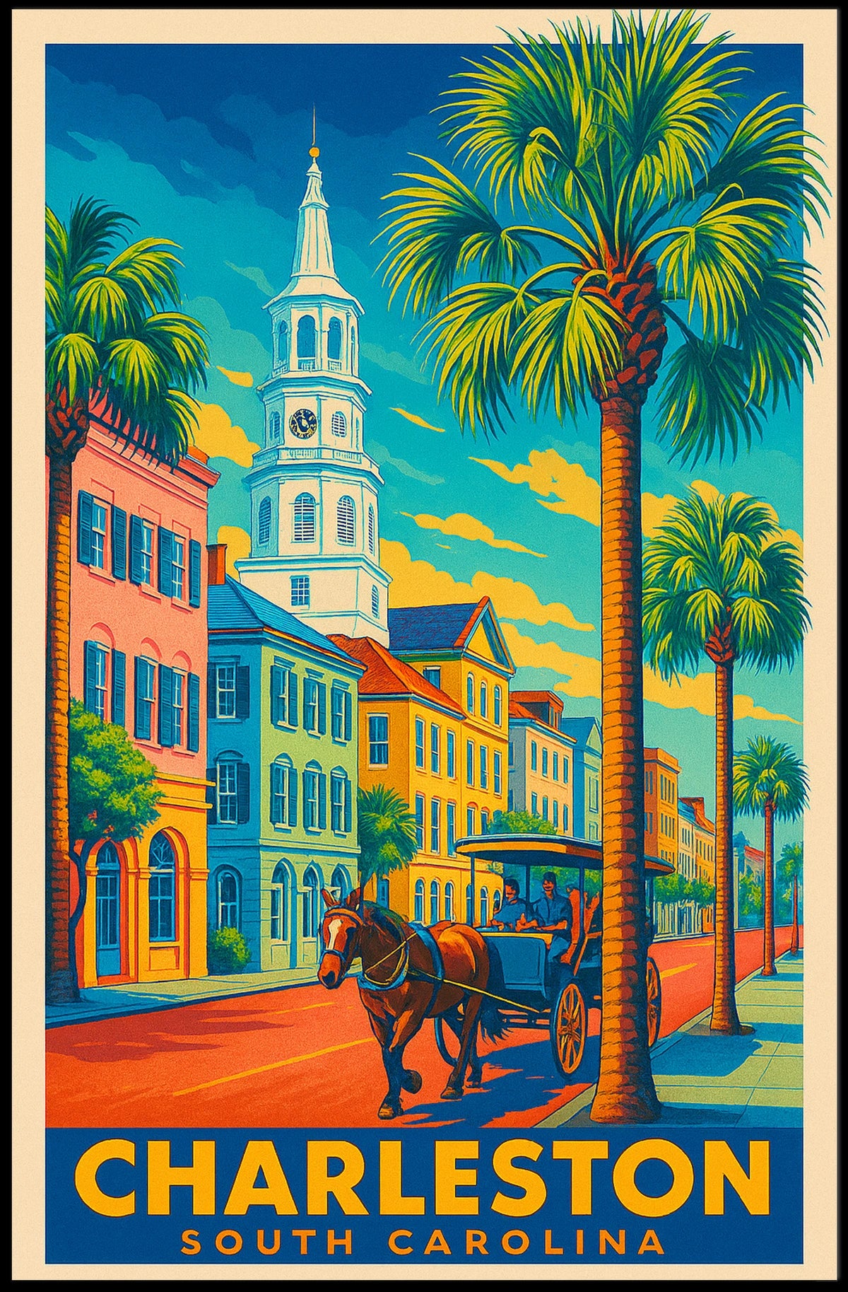 Charleston Charm Poster
