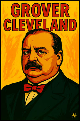 Grover Cleveland Vintage Portrait Poster