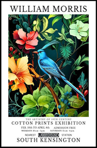 19th-Century William Morris Cotton Prints Artistic Poster