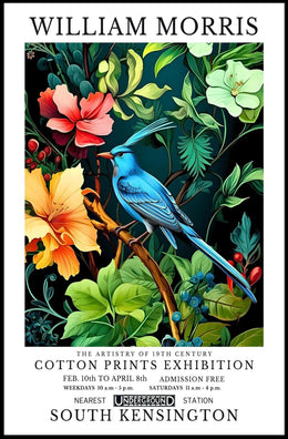 19th-Century William Morris Cotton Prints Artistic Poster