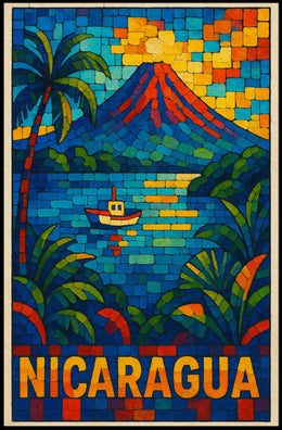 Nicaragua Travel Poster