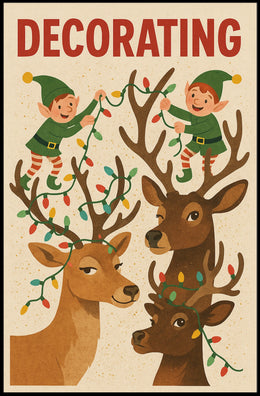 Holiday Decorating Fun Poster